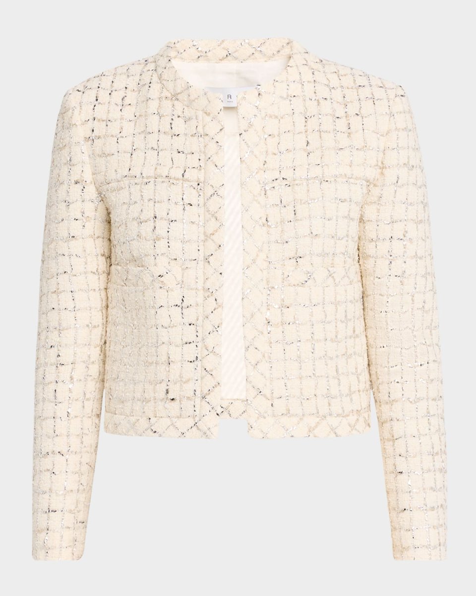 Simanaspe Metallic Check Jacket